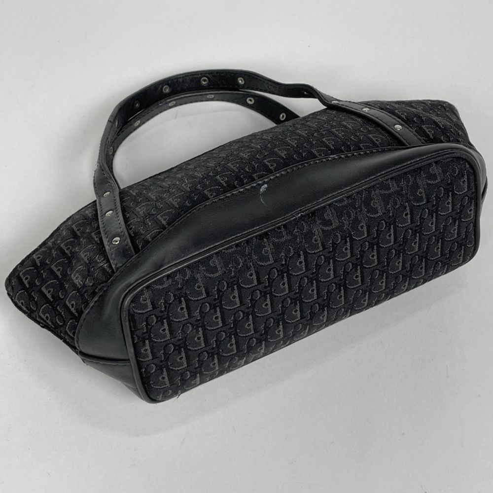 Christian Dior Trotter Pattern Handbag, Street Chic Canvas, Black, Women's - Picture 2 of 6